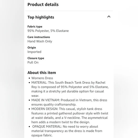 RACHEL Rachel Roy Michele South Beach Stripe Racer Back Hi Low Tank Dress M - Picture 3 of 16